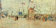 Vincent Van Gogh Street Scene in Montmartre oil painting picture wholesale